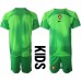 Günstige Portugal Torwart Babykleidung Heim Fussballtrikot Kinder WM 2022 Kurzarm (+ kurze hosen)